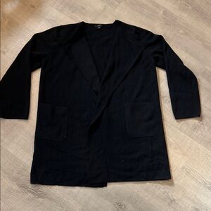 J. Crew Sweater Blazer in Black